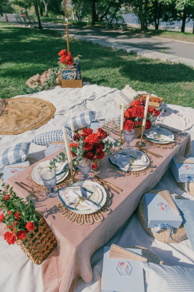 Perfect Picnic with a French  Aesthetic by blogger A House on Guilford