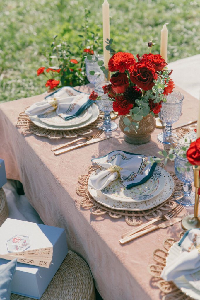 Perfect Picnic with a French  Aesthetic by blogger a house on guilford